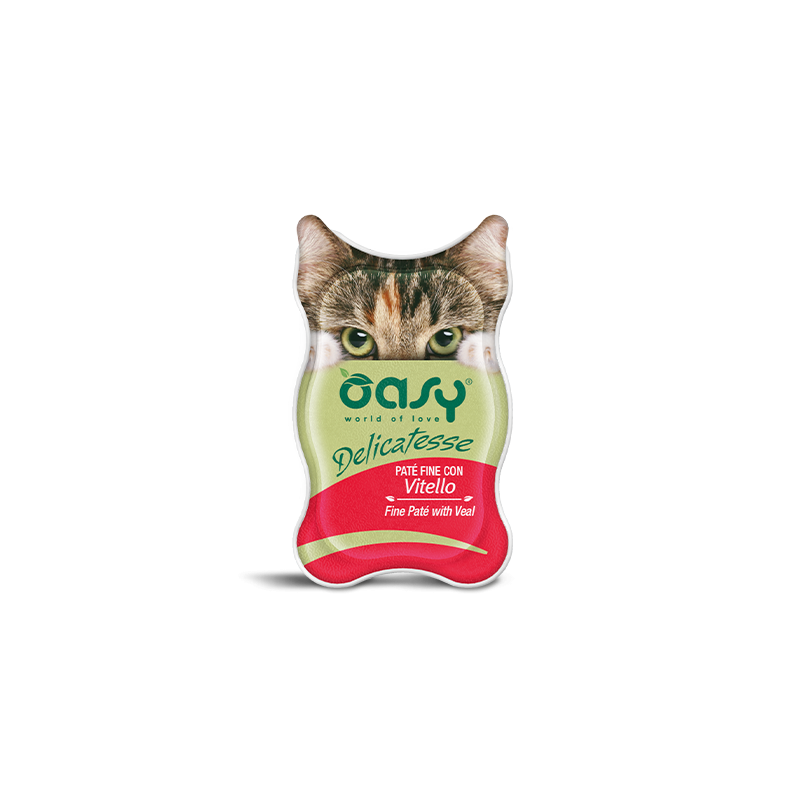OASY CAT DELICATESSE PATE'VITELLO GR.85