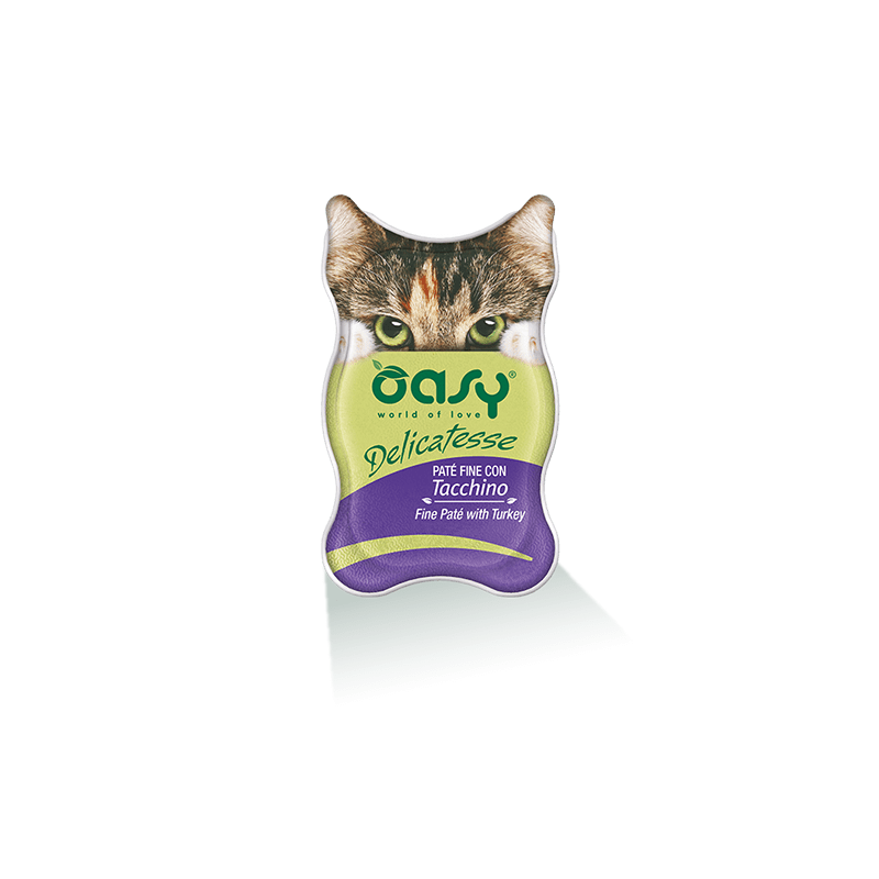 OASY CAT DELICATESSE PATE'TACCHINO GR.85