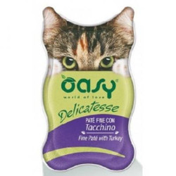 OASY CAT DELICATESSE PATE'TACCHINO GR.85