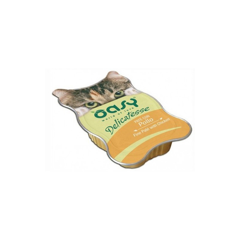 OASY CAT DELICATESSE PATE'POLLO GR.85