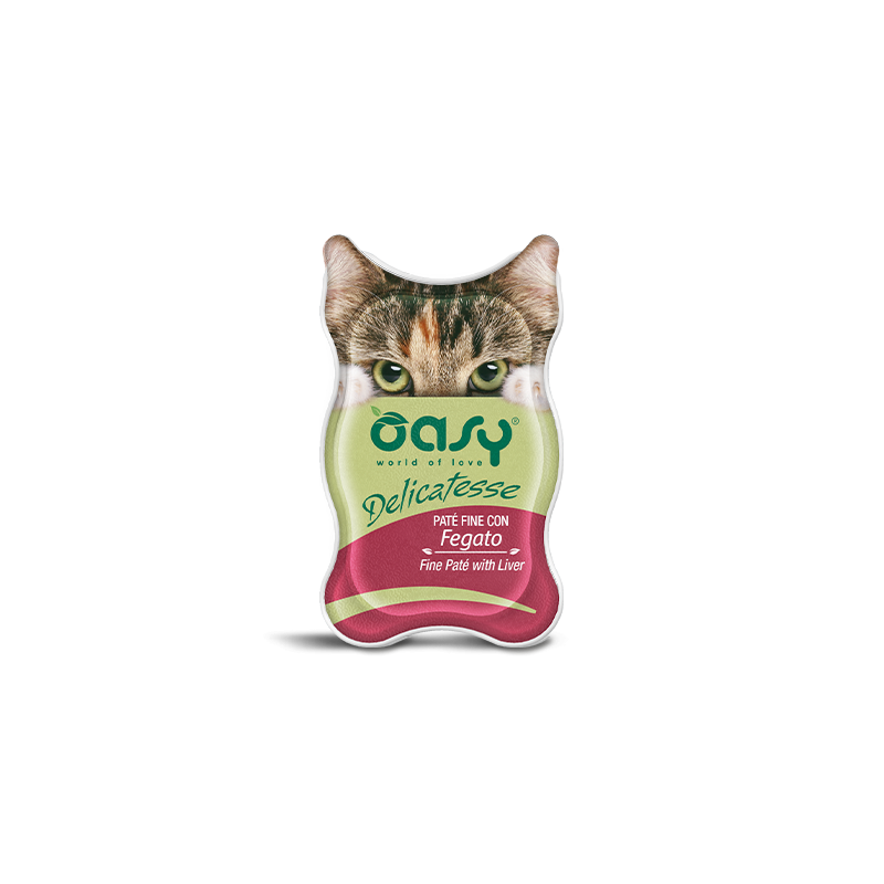 OASY CAT DELICATESSE PATE C/FEGATO GR.85 VASCH.