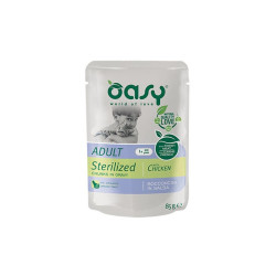 OASY CAT BOCC.AD.STERILIZED CHICKEN BS GR.85