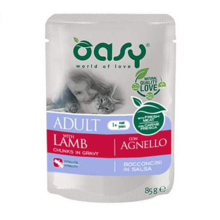 OASY CAT BOCCONCINI ADULT LAMB BS GR.85
