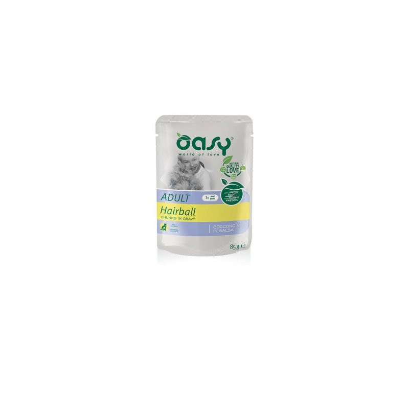 OASY CAT BOCCONCINI ADULT HAIRBALL BS GR.85