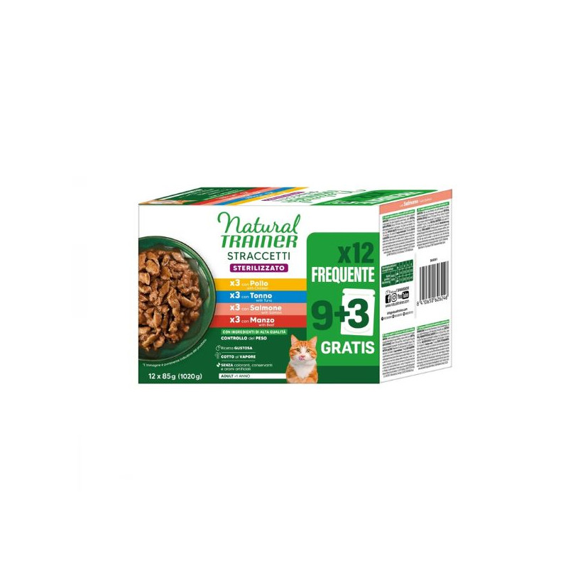NATURAL TRAINER CAT STRAC.STER.MPK CHK/TUNA/SAL/BE