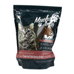 MUCHO AMOR CROCCHETTE GATTO STER.CARNI BIANCHE 800