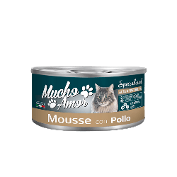 MUCHO AMOR CAT MOUSSE C/POLLO GR.85
