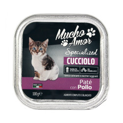 MUCHO AMOR CAT CUCCIOLO PATE'C/POLLO GR.100