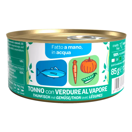 WENATURE TONNO CON VERDURE IN ACQUA GR.85