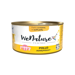 WENATURE DOG PUPPY POLLO IN JELLY GR.150 LATT.