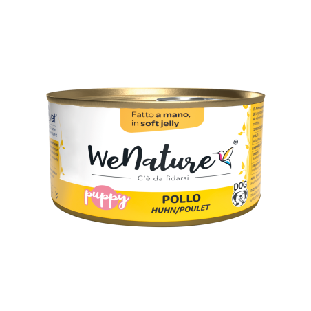 WENATURE DOG PUPPY POLLO IN JELLY GR.150 LATT.