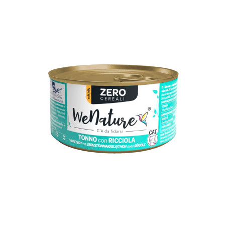 WENATURE CAT ZERO TONNO/RICCIOLA GR.85