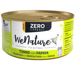 WENATURE CAT ZERO TONNO/PAPAYA GR.85
