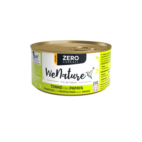 WENATURE CAT ZERO TONNO/PAPAYA GR.85