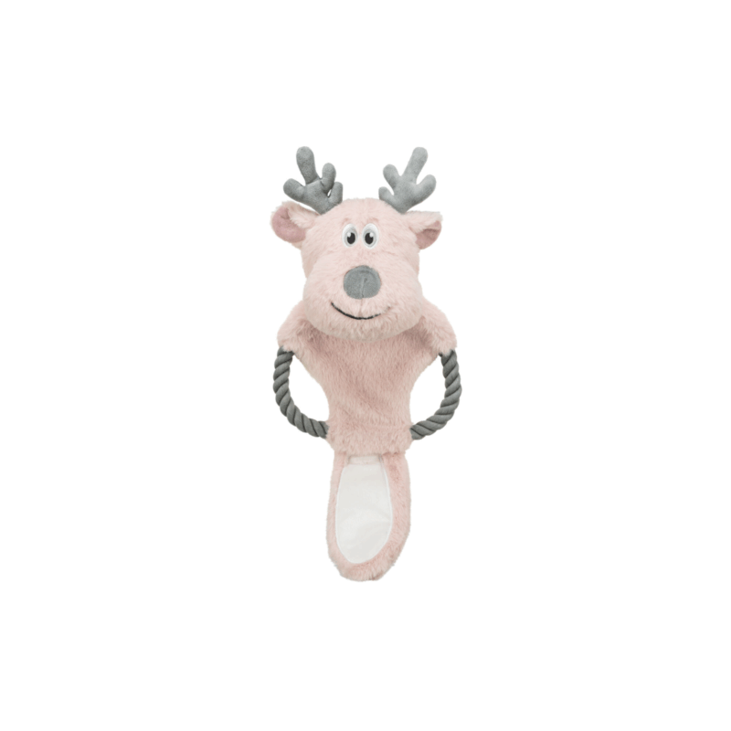 TRIXIE XMAS RENNA CON CORDA IN PELUCHE CM.47