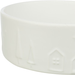 TRIXIE XMAS CIOTOLA IN CERAMICA CM.0,3L/ø12 BIANCA