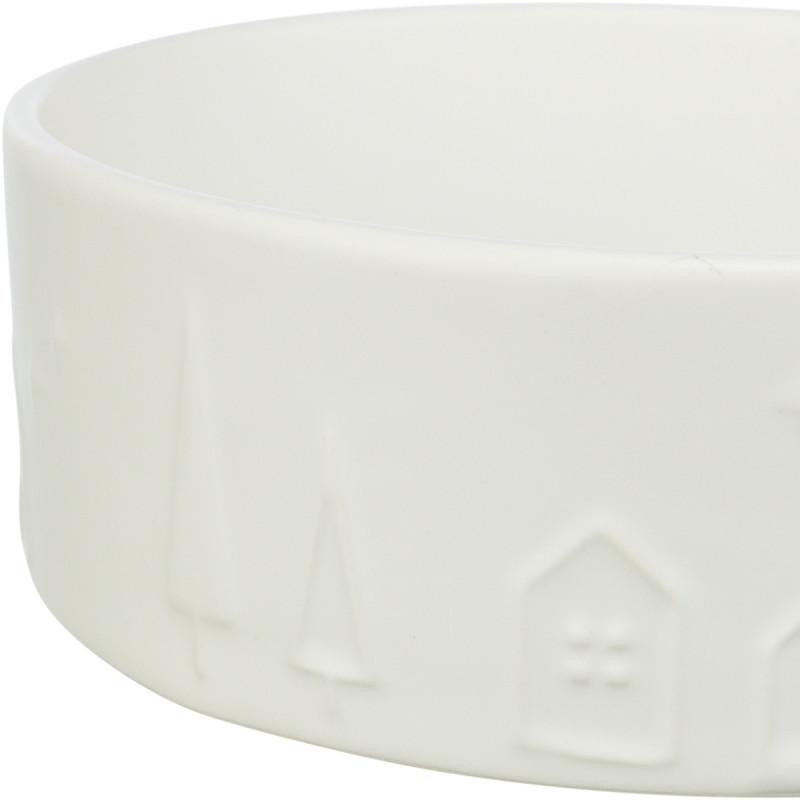 TRIXIE XMAS CIOTOLA IN CERAMICA CM.0,3L/ø12 BIANCA