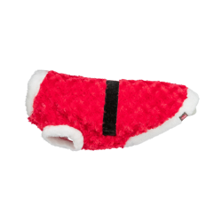 TRIXIE XMAS CAPPOTTINO IN PELUCHE S CM.35 ROSSO