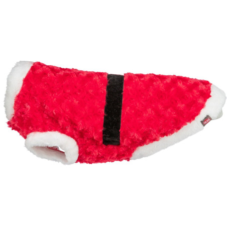 TRIXIE XMAS CAPPOTTINO IN PELUCHE M CM.45 ROSSO
