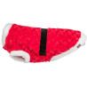 TRIXIE XMAS CAPPOTTINO IN PELUCHE M CM.45 ROSSO