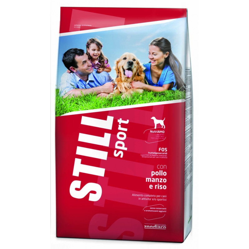 STILL DOG SPORT POLLO/MANZO/RISO KG.15