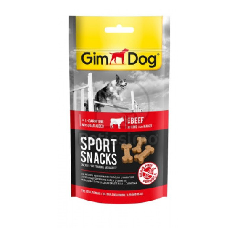 GIMDOG SPORTSNACKS MANZO GR.60