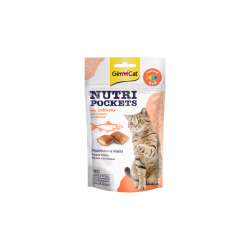 GIMCAT NUTRI POCKETS C/SALMONE/OMEGA 3 BS GR.60