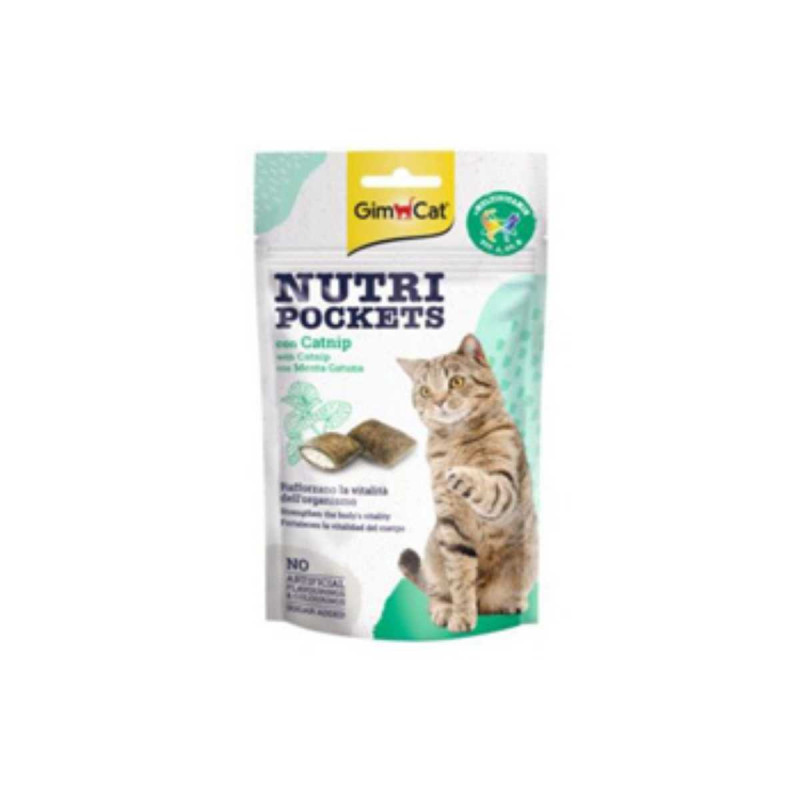GIMCAT NUTRI POCKETS C/MENTA E MULTIVIT.BS GR.60