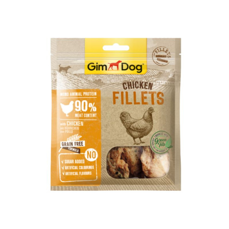 GIMDOG FILETTI CON POLLO GR.60