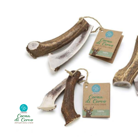 LEOPET CORNA DI CERVO APERTA M GR.80/120