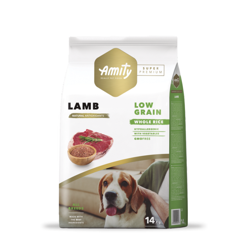 AMITY SUPER PREMIUM DOG LOW GRAIN AD.LAMB KG.4