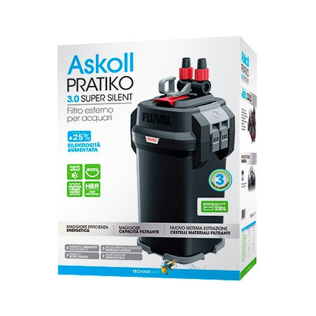 ASKOLL PRATIKO 400 3.0 SUPER SILENT FILTRO ESTERNO