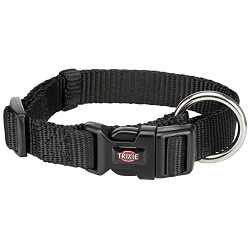TRIXIE COLL.PREMIUM REG.S-M NERO 30-45cm/15mm