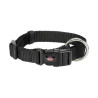 TRIXIE COLL.PREMIUM REG.M-L NERO N35-55cm/20mm
