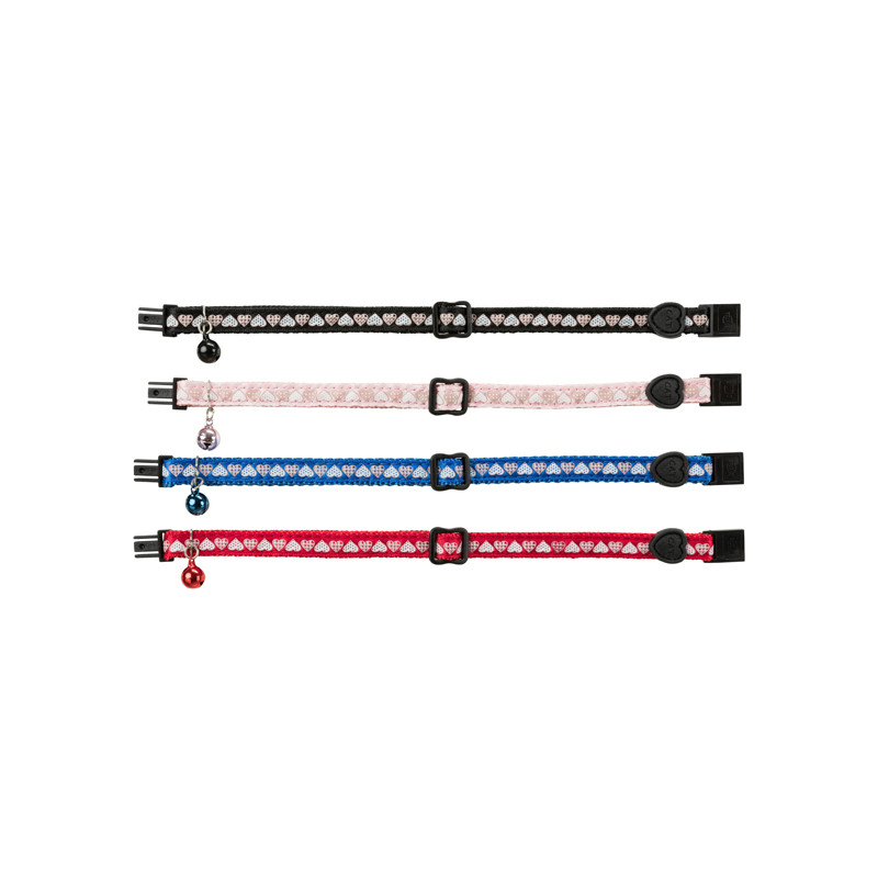 TRIXIE COLL.PER GATTO IN NYLON C/RIPORTO