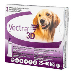 VECTRA 3D PER CANI 25-40 (3 PIPETTE)