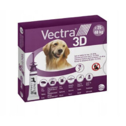 VECTRA 3D PER CANI 25-40 (3 PIPETTE)