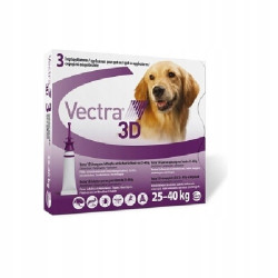 VECTRA 3D PER CANI 25-40 (3 PIPETTE)