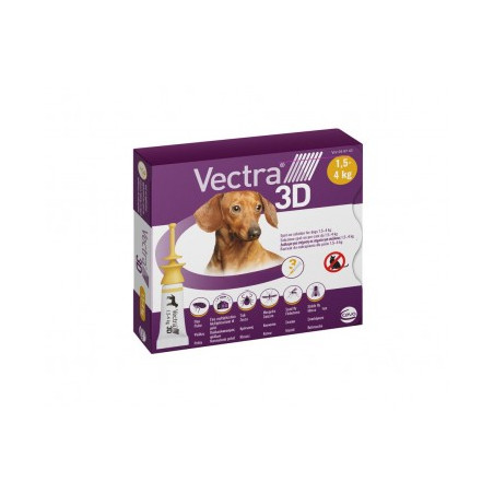 VECTRA 3D PER CANI 1,5-4 (3 PIPETTE)