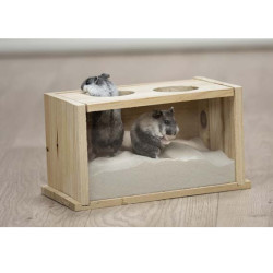 TRIXIE VASCHETTA BAGNO IN LEGNO 20X12X12