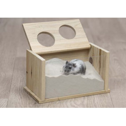 TRIXIE VASCHETTA BAGNO IN LEGNO 20X12X12