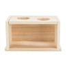 TRIXIE VASCHETTA BAGNO IN LEGNO 20X12X12