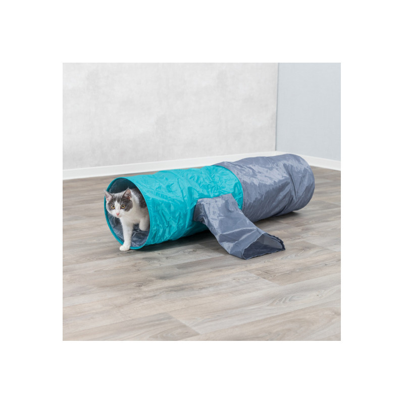 TRIXIE TUNNEL GIOCO IN NYLON C/FOGLIO PLASTIF. 30X