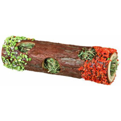 TRIXIE TUNNEL C/FIENO E FIORI DI IBISCO CM.20