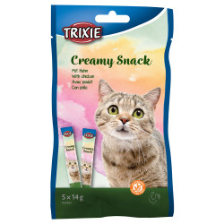 TRIXIE CREAMY SNACK CON POLLO 5X14 GR.