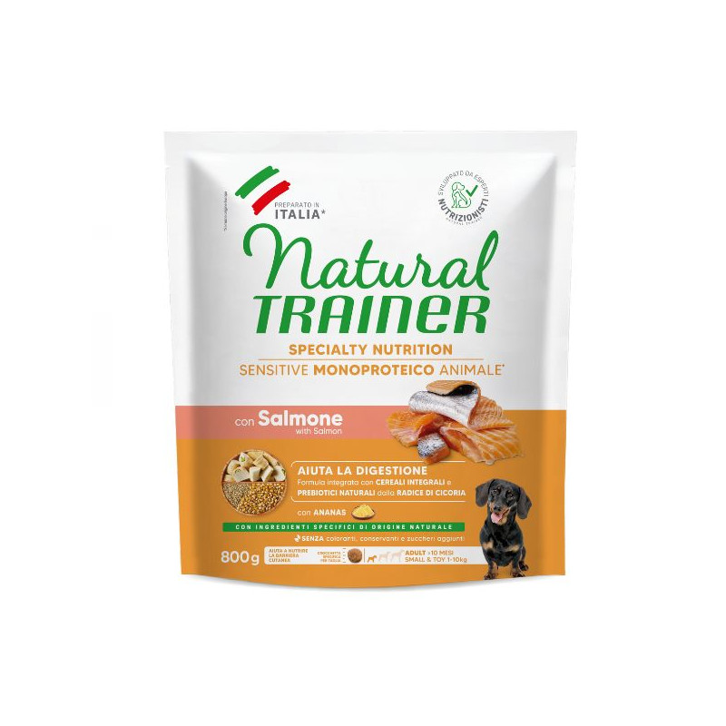 TRAINER NAT.SENS.NO GLUT.SM/TOY/AD.SALMONE GR.800