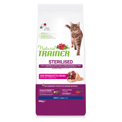 TRAINER NAT.CAT STERILISED HAM KG.10