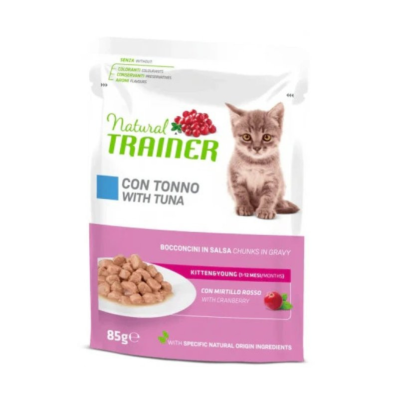 TRAINER NAT.CAT BUSTA KITTEN TONNO GR.85