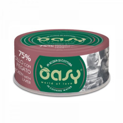 OASY WET CAT MORE LOVE POLLO/FEGATO GR.70 LATT.