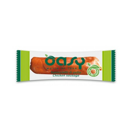 OASY SNACK SALSICCIOTTI DI POLLO MONOD.GR.80